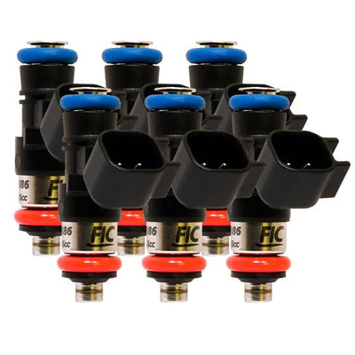 0660cc (72 lbs/hr at OE 58 PSI fuel pressure) FIC Fuel Injector Clinic Injector Set for Jeep 3.6L V6 engines (High-Z) (is232-0660h-sp)