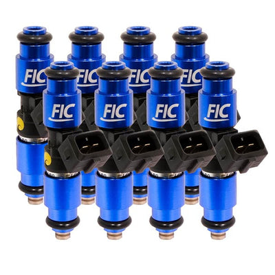 1200cc (130 lbs/hr at OE 58 PSI fuel pressure) FIC Fuel Injector Clinic Injector Set for Dodge 5.2L (2000-2001), 5.9L (2000-2003), 4.7L (2002-2007), 6.4L (2014 - present) (High-Z)(IS155-1200H)