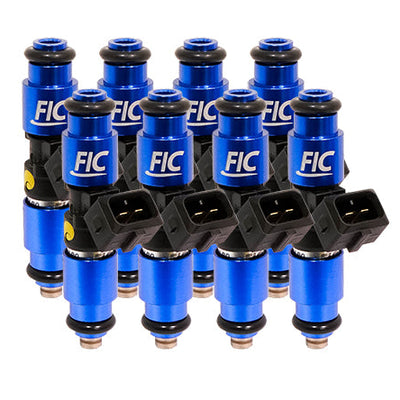 1200cc (130 lbs/hr at OE 58 PSI fuel pressure) FIC Fuel Injector Clinic Injector Set for Dodge 5.2L/5.9L (1994-1998) (High-Z)(IS154-1200H)