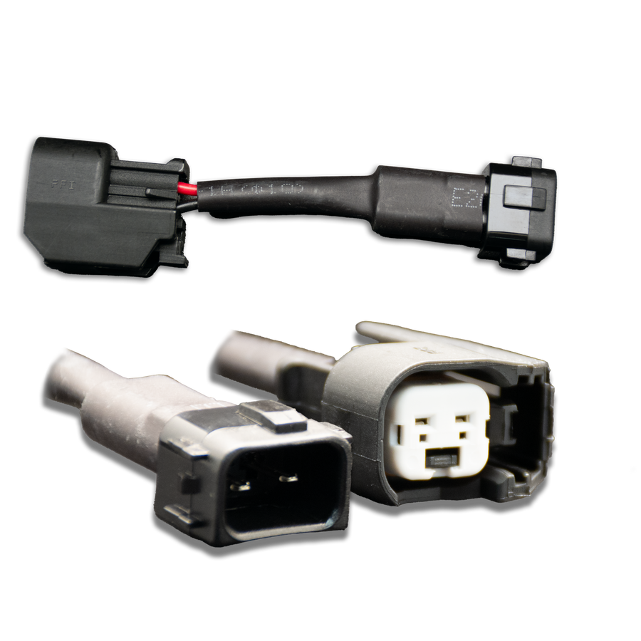 Set of 4 US Car/EV6 (female) to Honda OBD2 (male) injector plug adaptors (padputoh4s)